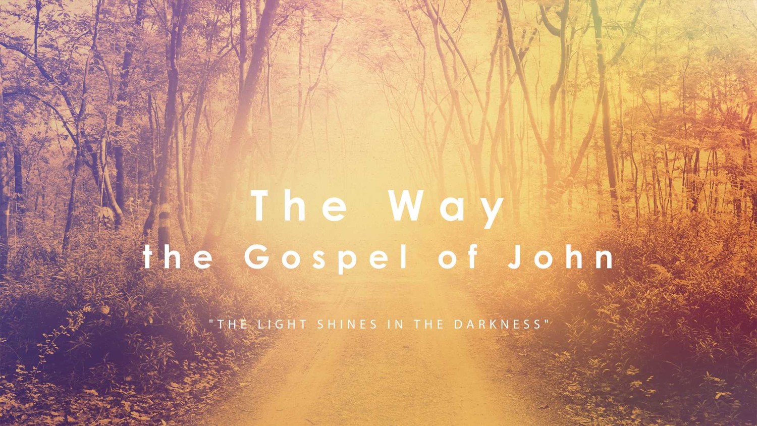Sermon: The Way: The Gospel of John